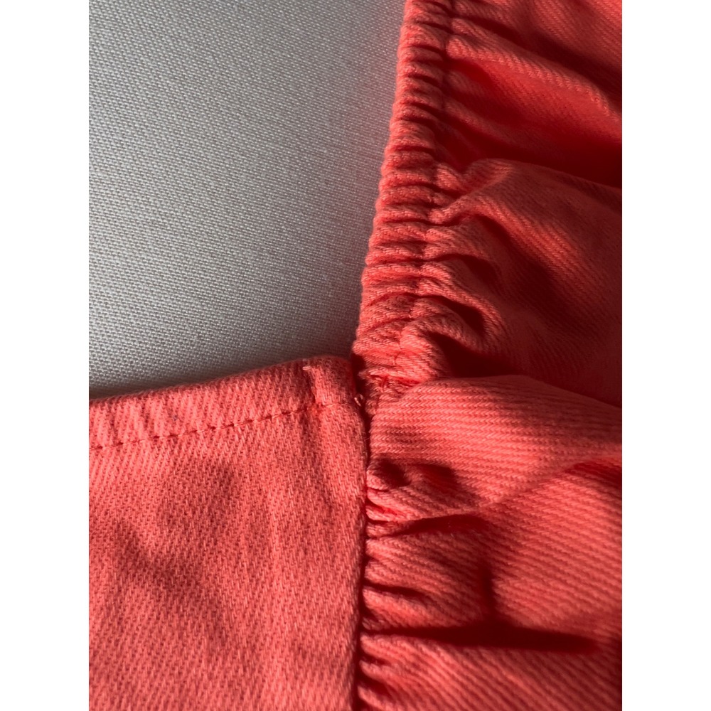 Flying Tomato Orange Ruffle Cut-Out Romper IP7584DG Small Summer Festival - Picture 13 of 16